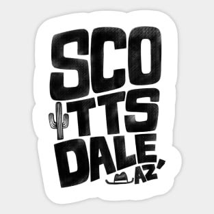 Scottsdale Vintage Font Sticker